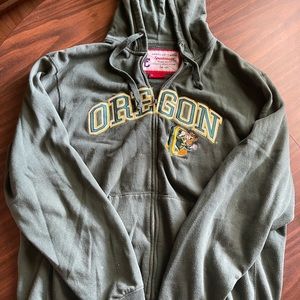Oregon ducks zip up hoodie